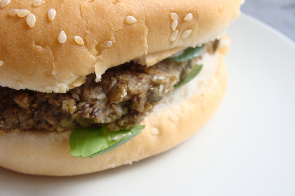 Burger de lentilles